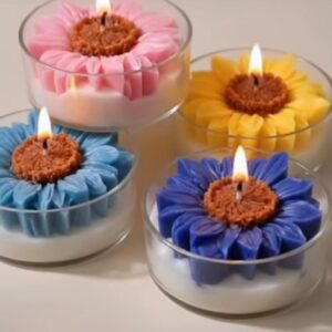 Flower candle