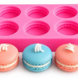 macaroon 6 cavity mould